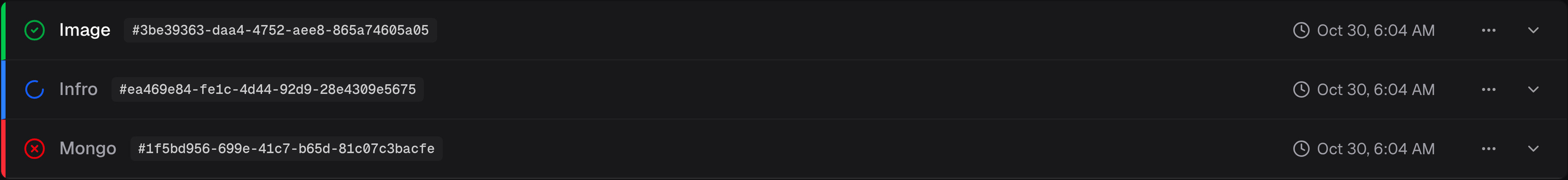 Scan status dark mode
